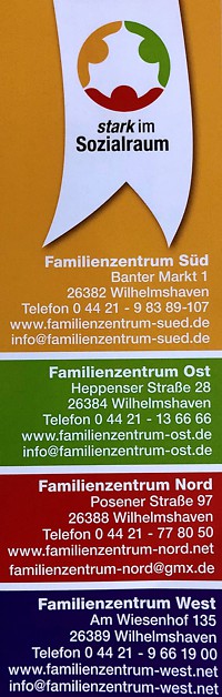 Familienzentren in Wilhelmshaven | Grafik